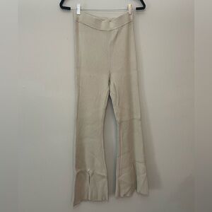 Abercrombie Knit Flare Split Hem Pant